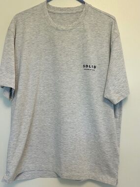SOLID HOMME 2024 Commuter Tee White Gray XL 52 Dry Cleaned